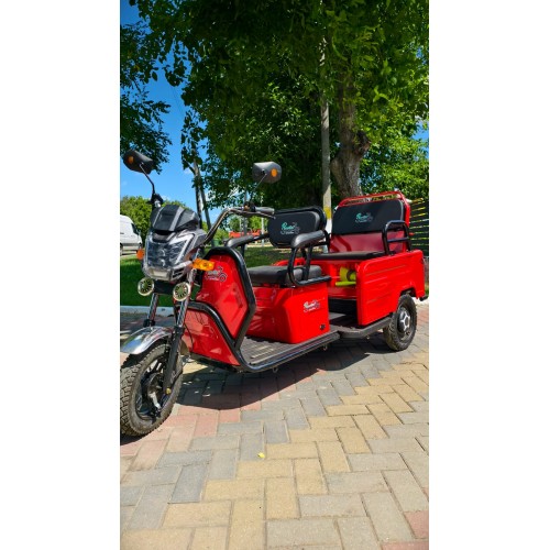 Triciclu Electric Pemotto T6, 3000W, Benă Mare 90x80 cm, Capacitate 450 kg Triciclu Electric Pemotto T6, 3000W, Benă Mare 90x80 cm, Capacitate 450 kg