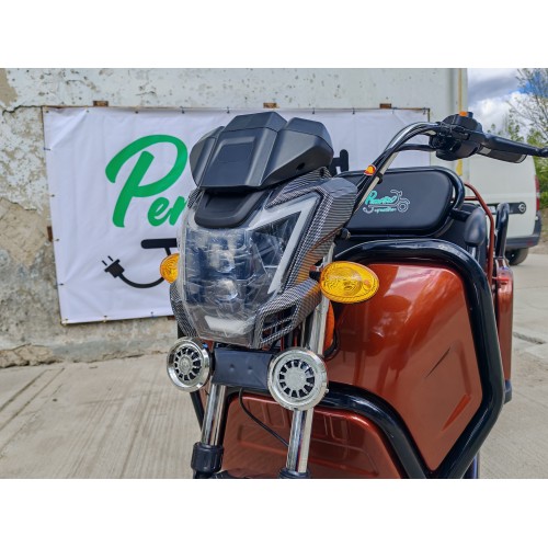 Электрический трицикл Pemotto T6, 3000W, Большой кузов 90x80 см, Грузоподъемность 450 кг