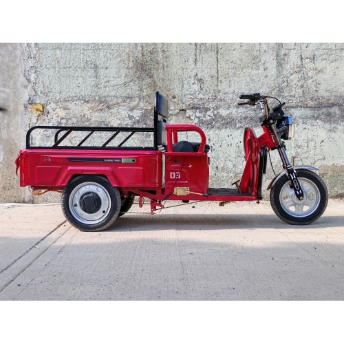 Pemotto D3 — электрический трицикл 60В 32Ач, мотор 1200Вт, максимальная мощность 3000Вт, запас хода около 45 км и грузоподъемность до 450 кг.